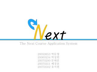 The Next Course Application System