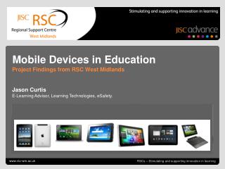 RSCs – Stimulating and supporting innovation in learning