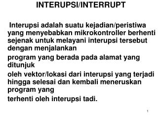 INTERUPSI/INTERRUPT