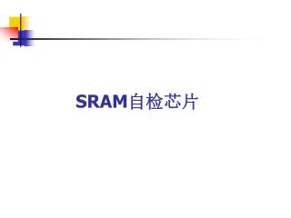 SRAM 自检芯片