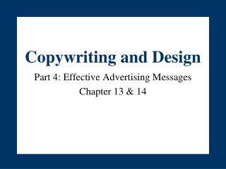 Copywriting and Design