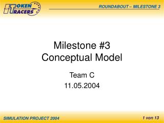 Milestone #3 Conceptual Model