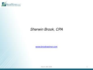 Sherwin Brook, CPA