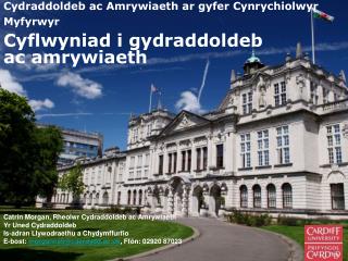 Cydraddoldeb ac Amrywiaeth ar gyfer Cynrychiolwyr Myfyrwyr