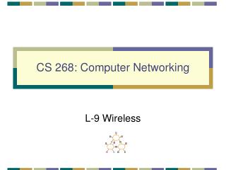 CS 268: Computer Networking