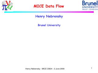 MICE Data Flow