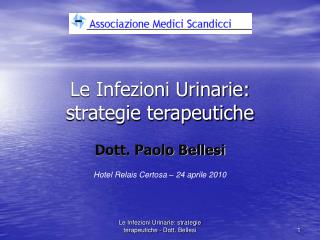 Le Infezioni Urinarie: strategie terapeutiche