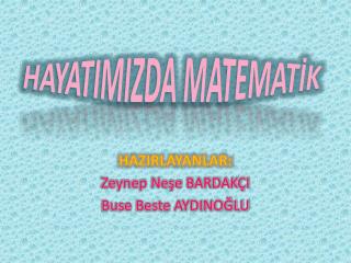 HAYATIMIZDA MATEMATİK