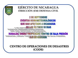 EJÉRCITO DE NICARAGUA