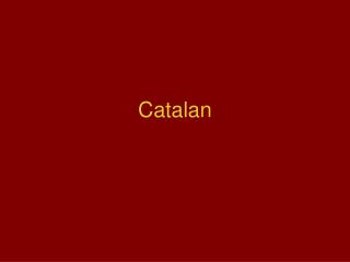 Catalan