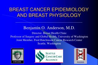 BREAST CANCER EPIDEMIOLOGY AND BREAST PHYSIOLOGY