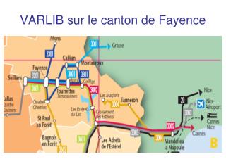 VARLIB sur le canton de Fayence