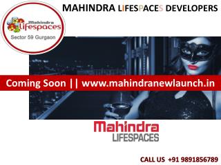 Mahindra Lifespaces Ch@ice @f Size & Price!! 9891856789 !!