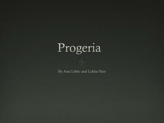 Progeria