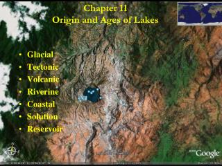 Chapter 11 Origin and Ages of Lakes