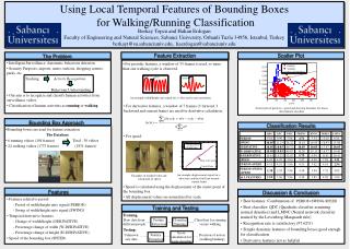 Using Local Temporal Features of Bounding Boxes for Walking/Running Classification