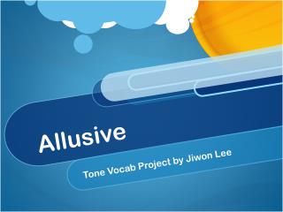 Allusive