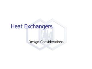 Heat Exchangers