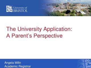 The University Application: A Parent’s Perspective