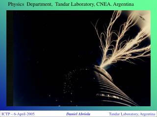 Physics Department, Tandar Laboratory, CNEA. Argentina