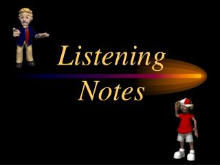 Listening Notes