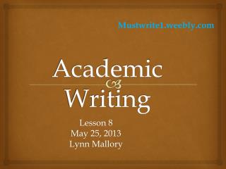 Academic Writing