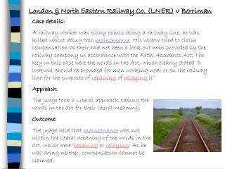 London & North Eastern Railway Co. (LNER) v Berriman
