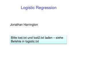 Logistic Regression