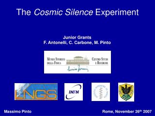 The Cosmic Silence Experiment