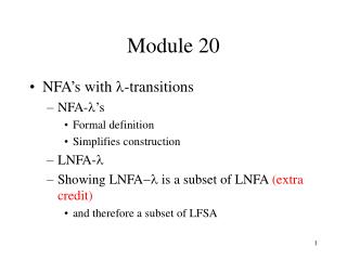 Module 20