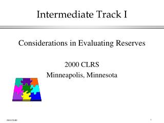 Intermediate Track I