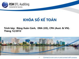 KHÓA SỔ KẾ TOÁN