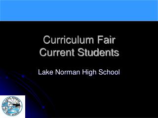 Curriculum Fair Current Students