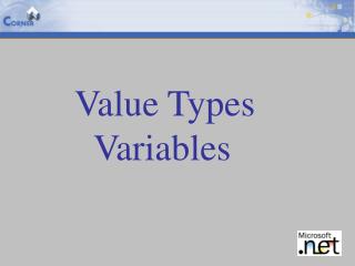 Value Types Variables