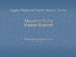 Logan Regional Family History Center