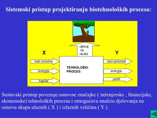 Sistemski pristup projektiranju biotehnoloških procesa: