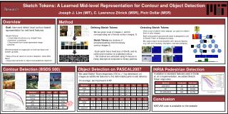 Sketch Tokens: A Learned Mid-level Representation for Contour and Object Detection