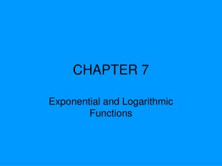 CHAPTER 7