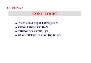 CỔNG LOGIC