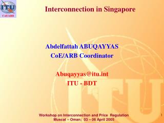 Interconnection in Singapore
