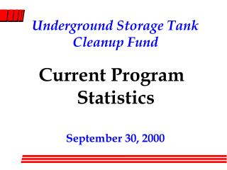 Underground Storage Tank Cleanup Fund