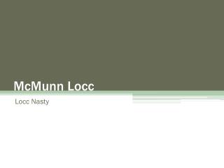 McMunn Locc