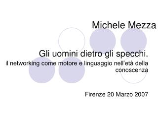 Michele Mezza