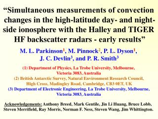 “Simultaneous measurements of convection changes in the high-latitude day- and night-