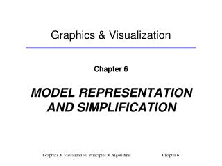 Graphics &amp; Visualization
