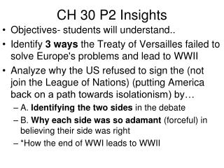 CH 30 P2 Insights