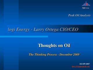 logi Energy - Larry Ortega CIO/CEO