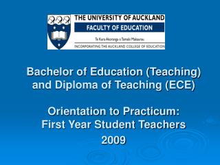 Practicum learning outcomes