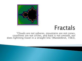 Fractals