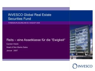 INVESCO Global Real Estate Securities Fund
